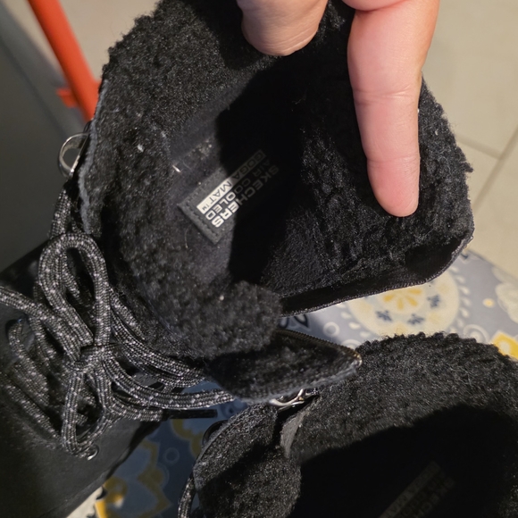 Black Skechers Ankle Boots - Picture 7 of 9